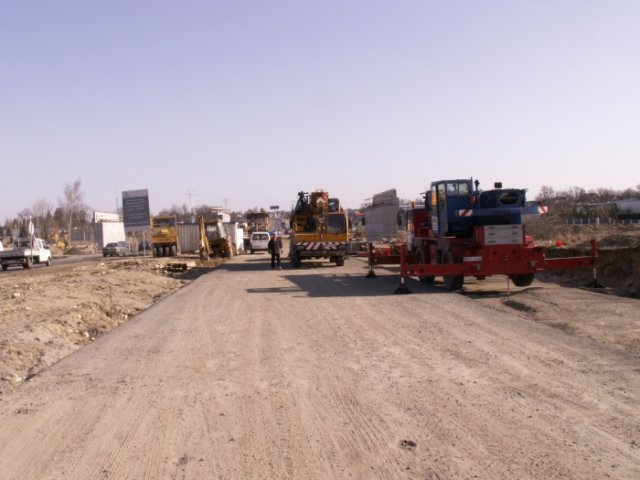 budowa drogi S17 - koniec dnia pracy