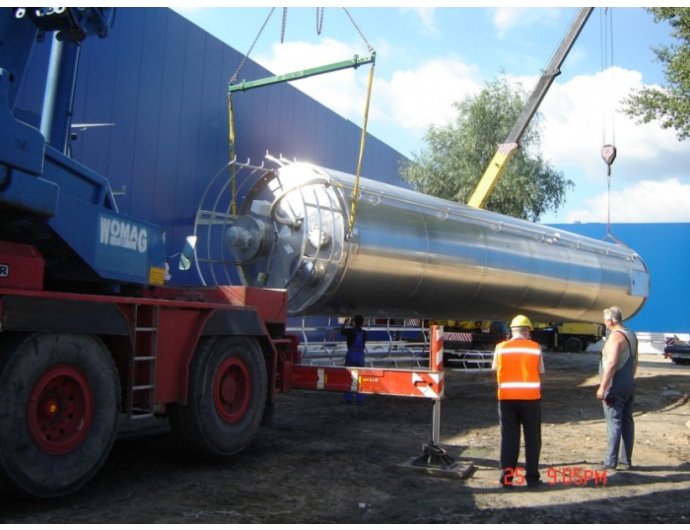 dźwig Liebherr LTM 1040 w akcji
