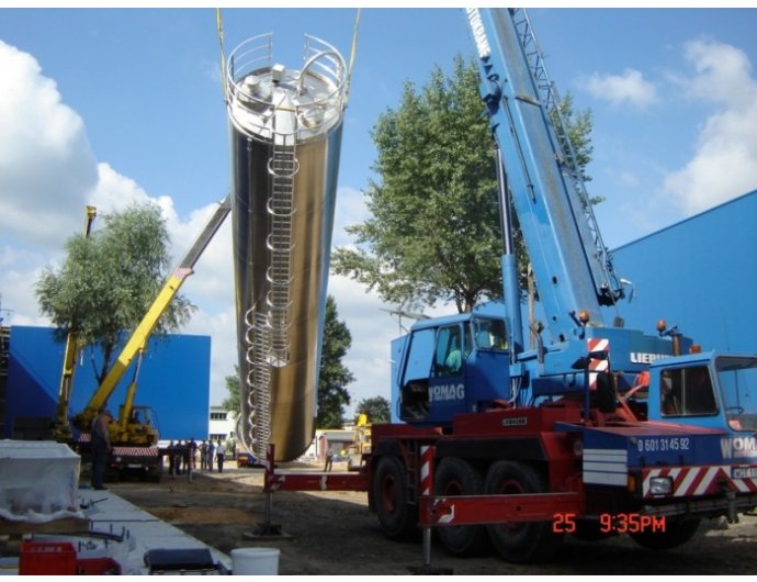 dźwig Liebherr LTM 1040 w akcji